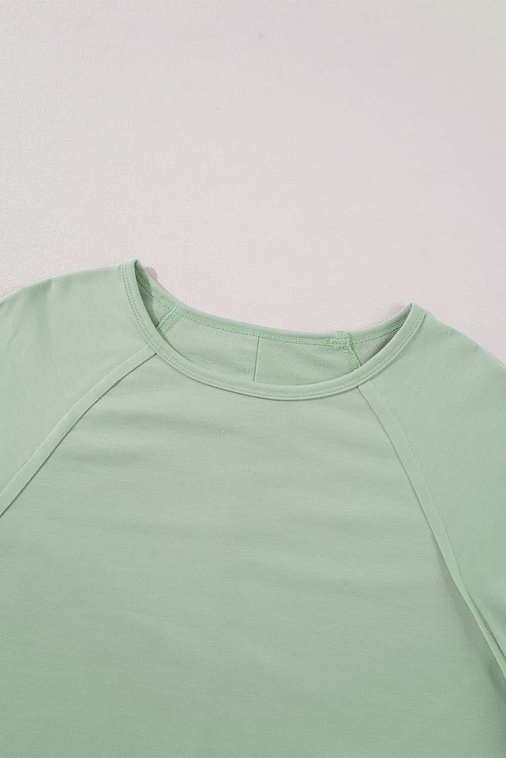 Floral oversized top in smoke green - Love Salve 
