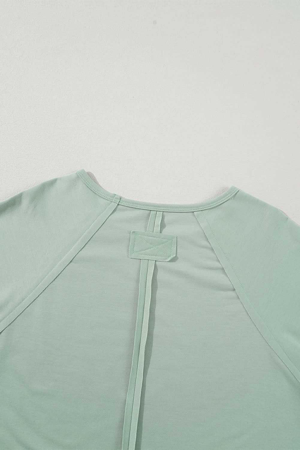 Floral oversized top in smoke green - Love Salve 