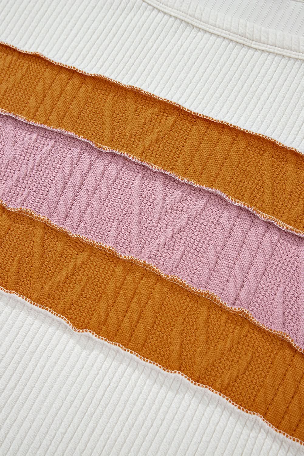 White knit drop sleeve top - Love Salve 