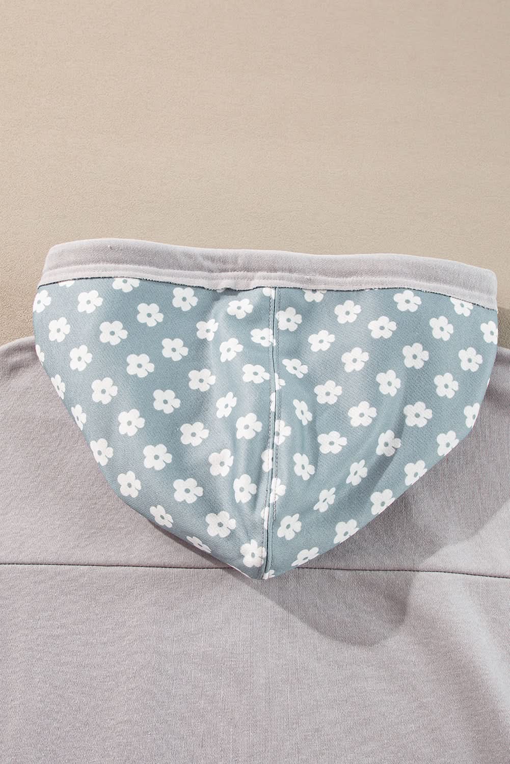 Beau floral patchwork hoodie - Love Salve 