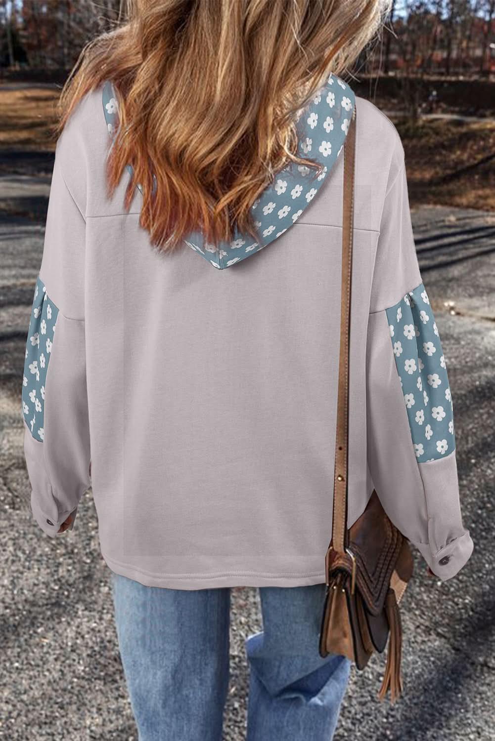 Beau floral patchwork hoodie - Love Salve 