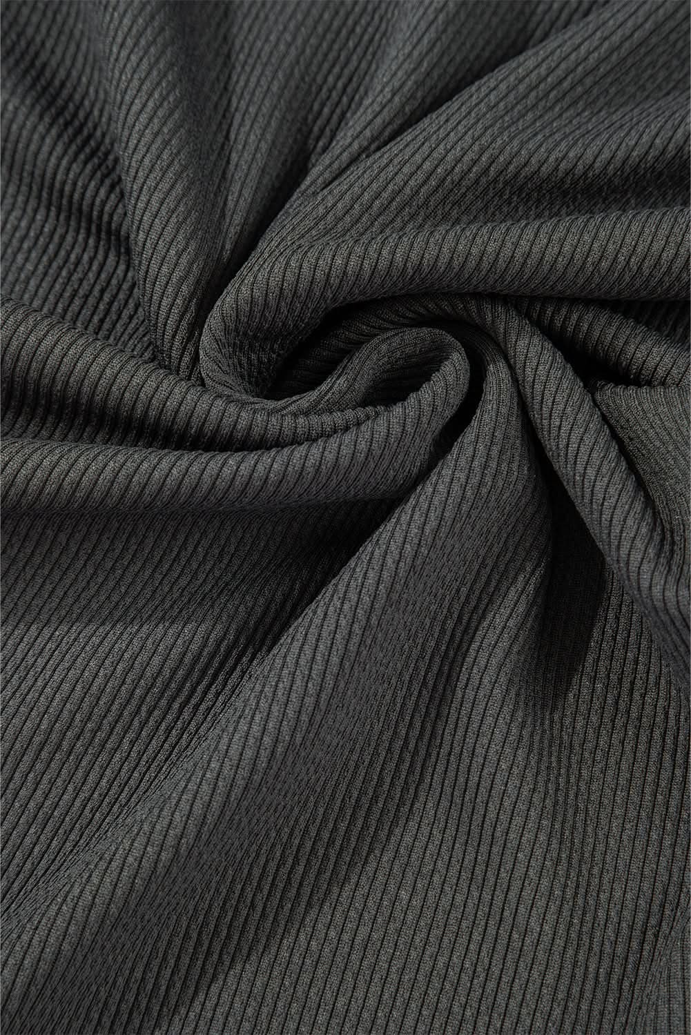 Gray oversized colorblock sweatshirt - Love Salve 