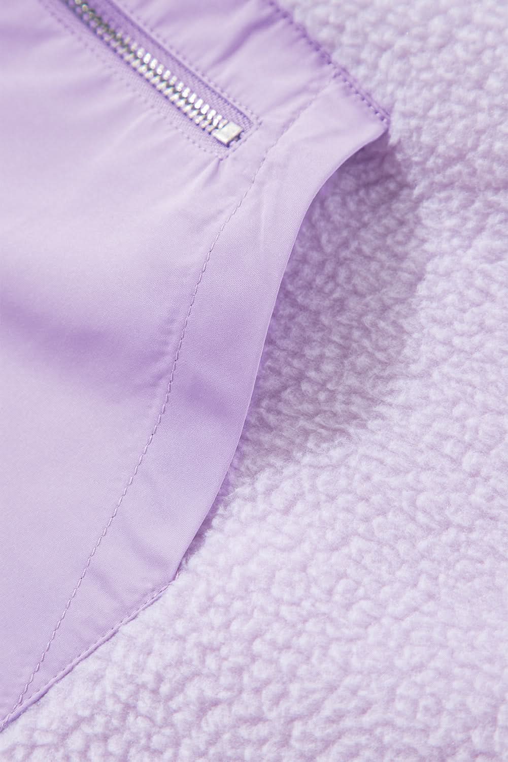 Lavendula fuzzy drawstring hoodie - Love Salve 