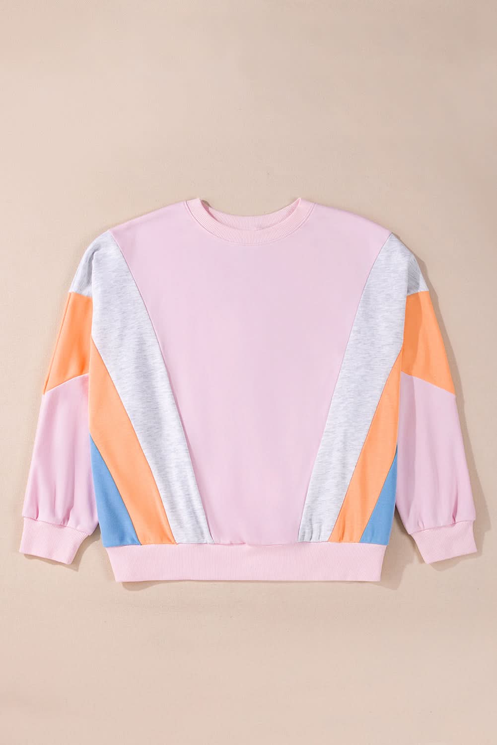 Chic light pink batwing sweatshirt - Love Salve 