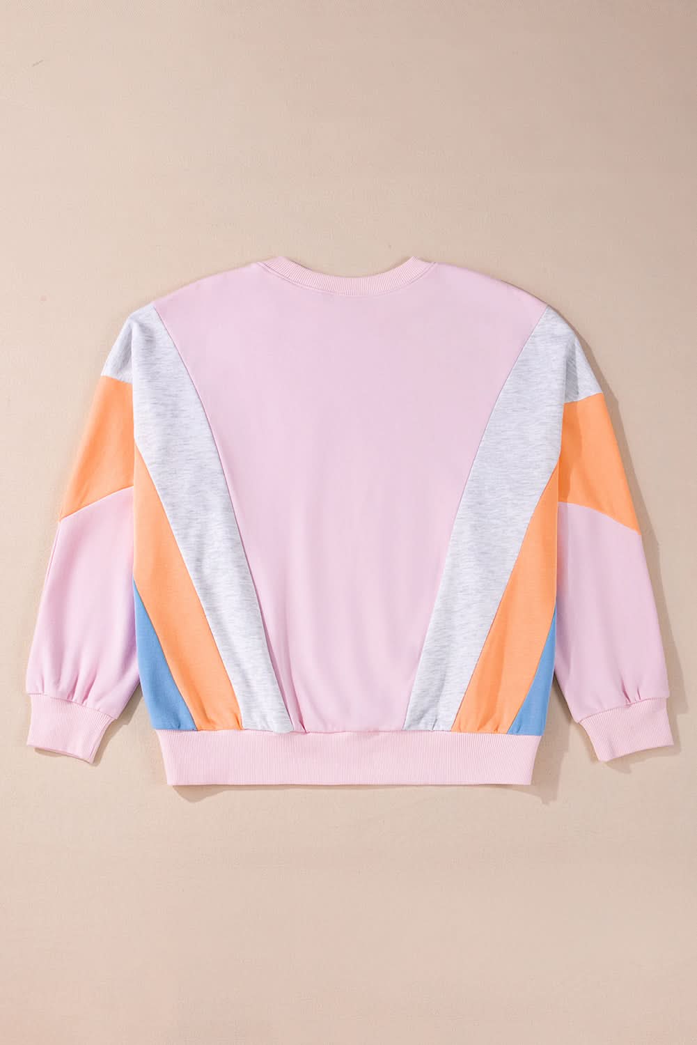 Chic light pink batwing sweatshirt - Love Salve 