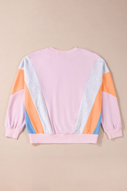 Chic light pink batwing sweatshirt - Love Salve 