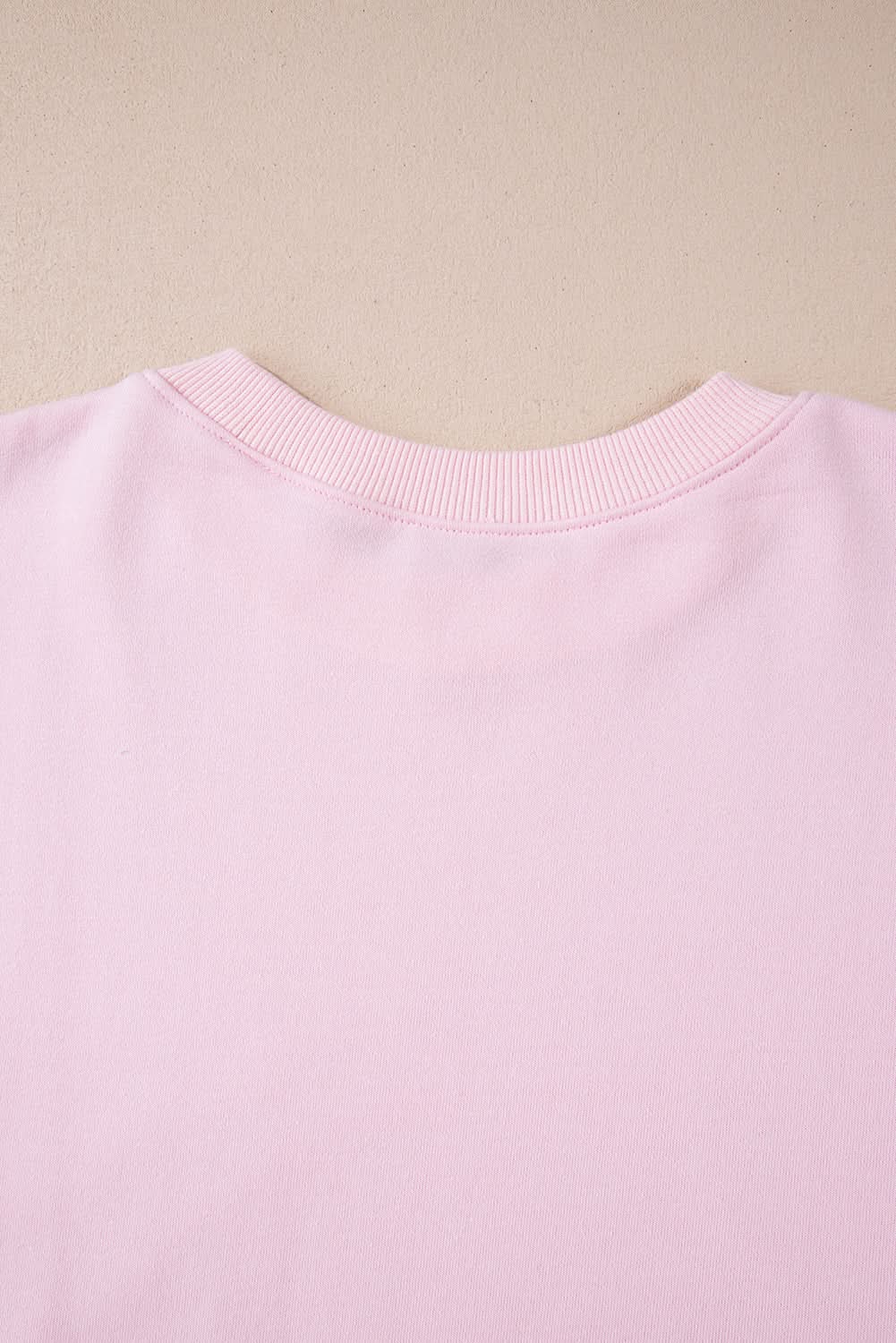 Chic light pink batwing sweatshirt - Love Salve 