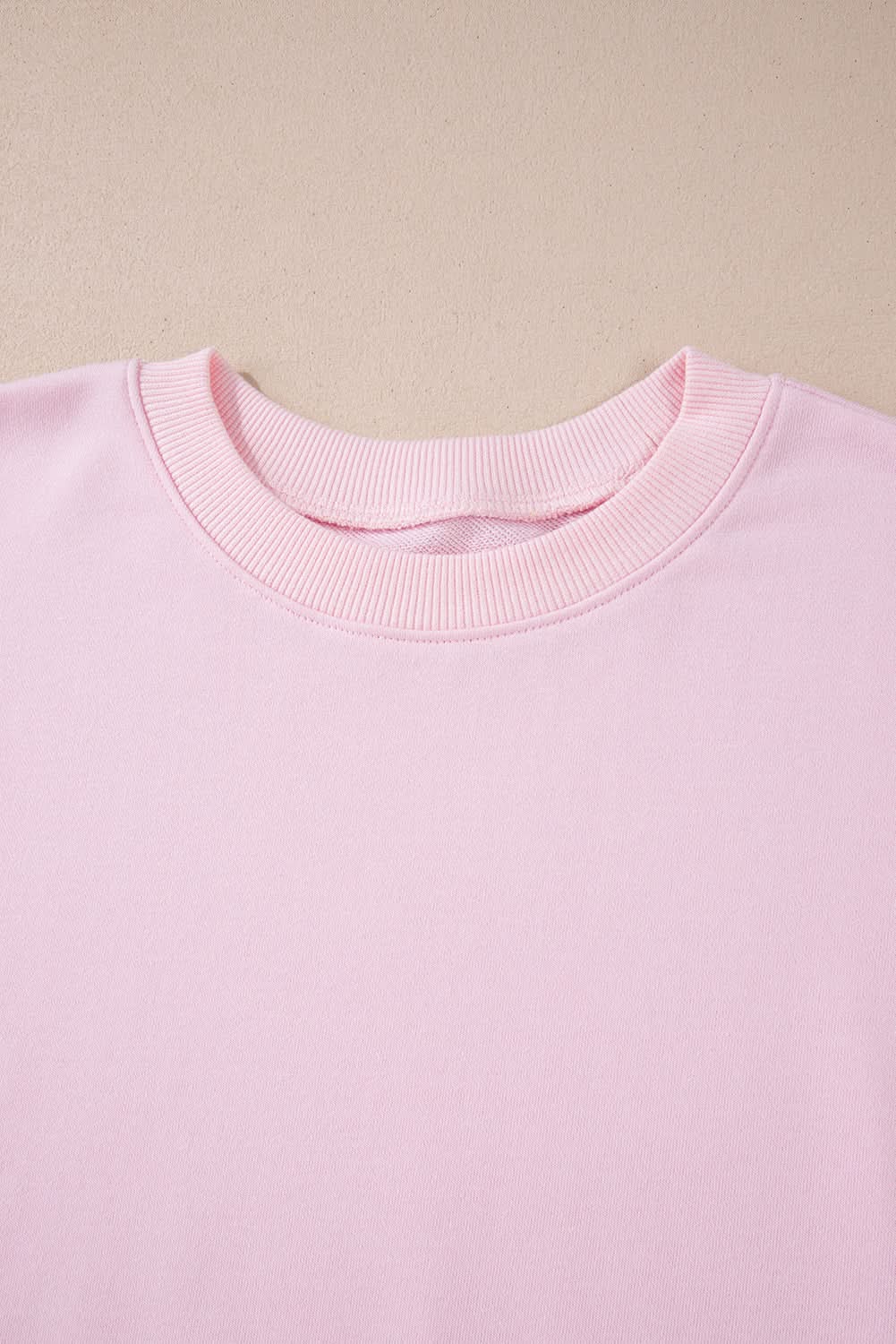 Chic light pink batwing sweatshirt - Love Salve 