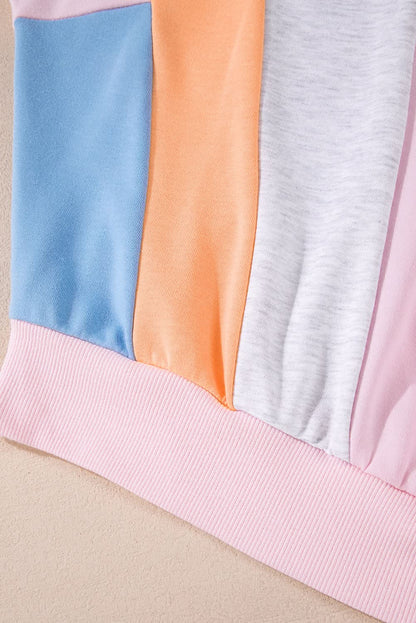 Chic light pink batwing sweatshirt - Love Salve 