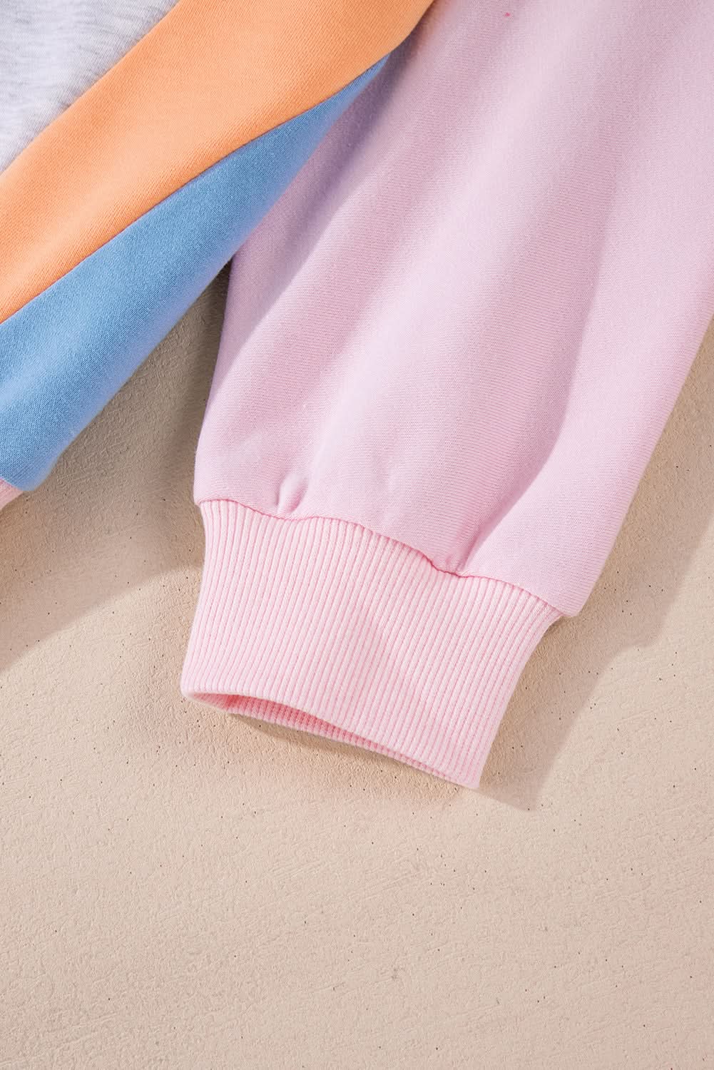Chic light pink batwing sweatshirt - Love Salve 
