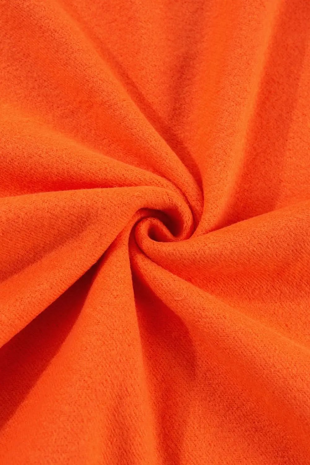 Cozy russet orange fleece sweatshirt - Love Salve 