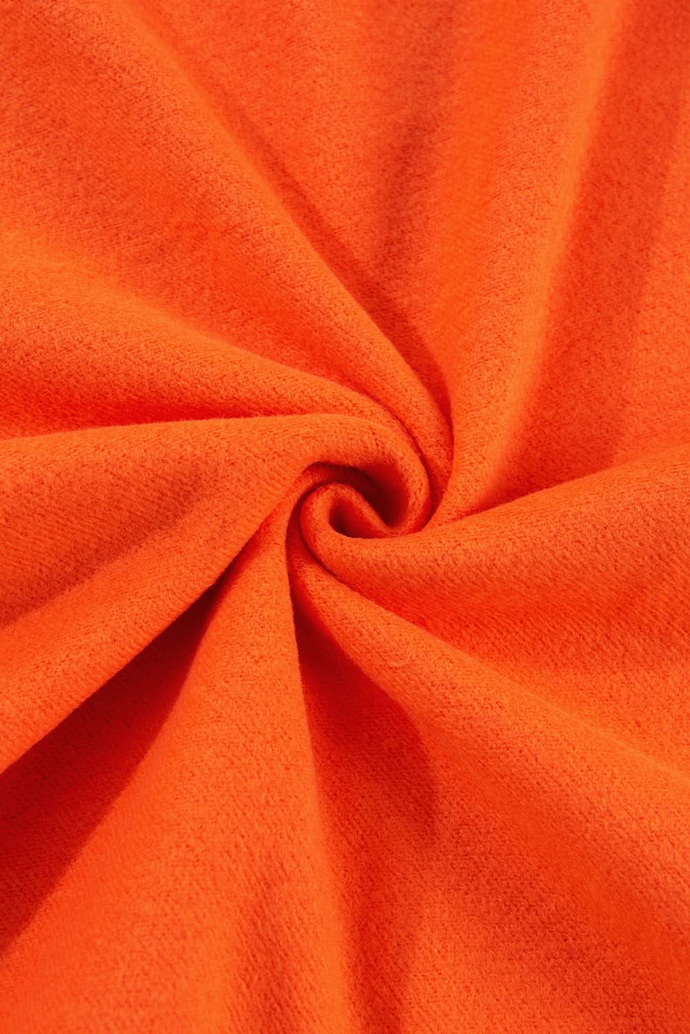 Cozy russet orange fleece sweatshirt - Love Salve 
