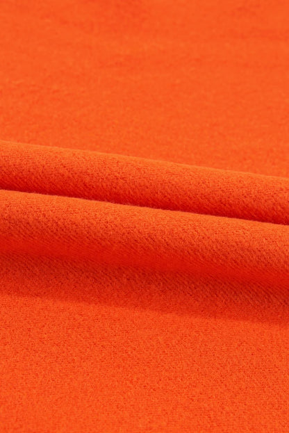 Cozy russet orange fleece sweatshirt - Love Salve 