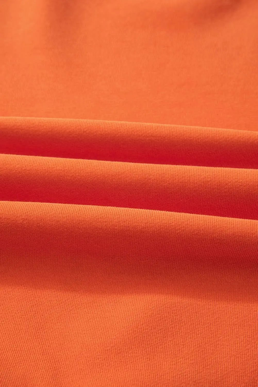 Cozy russet orange fleece sweatshirt - Love Salve 