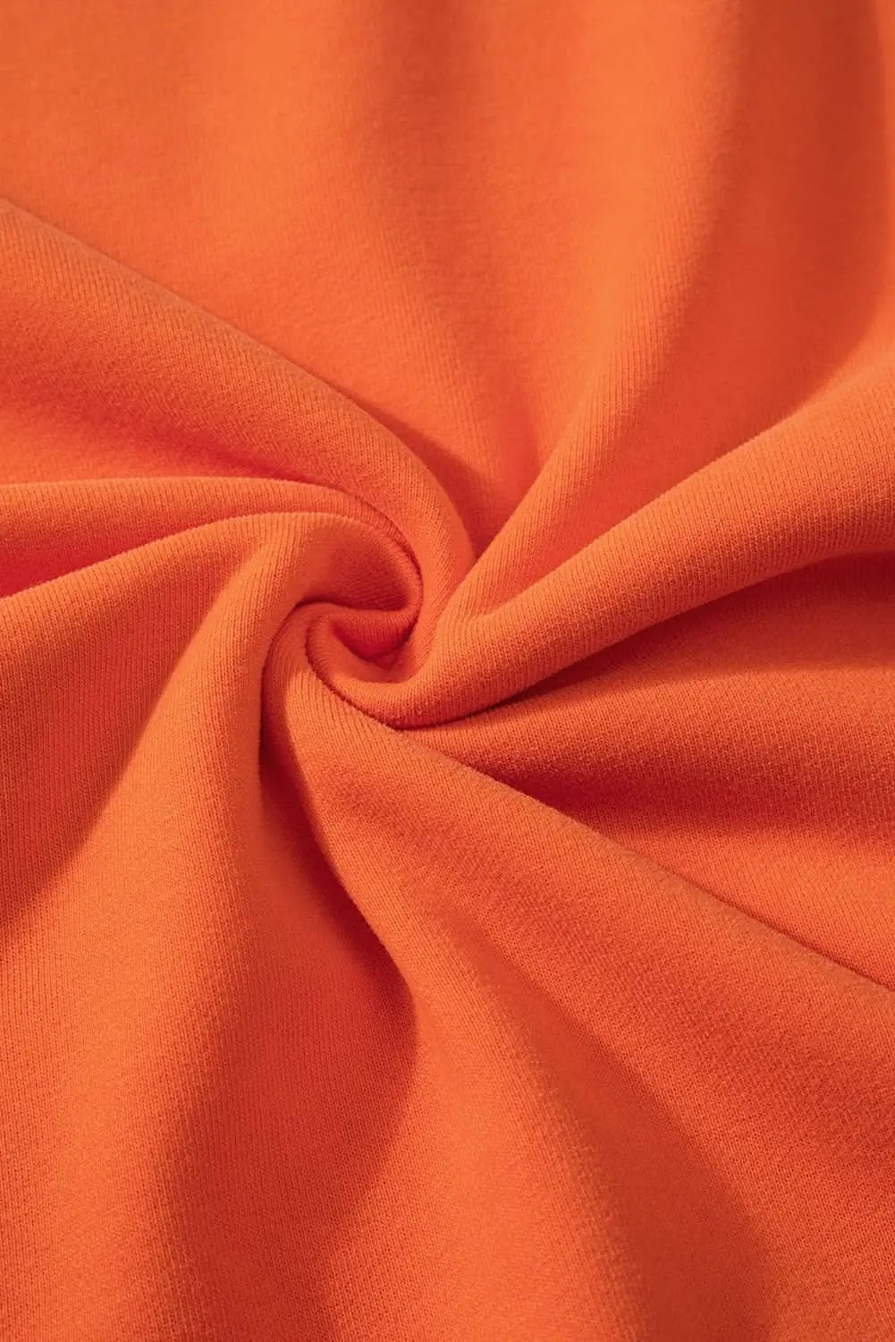 Cozy russet orange fleece sweatshirt - Love Salve 