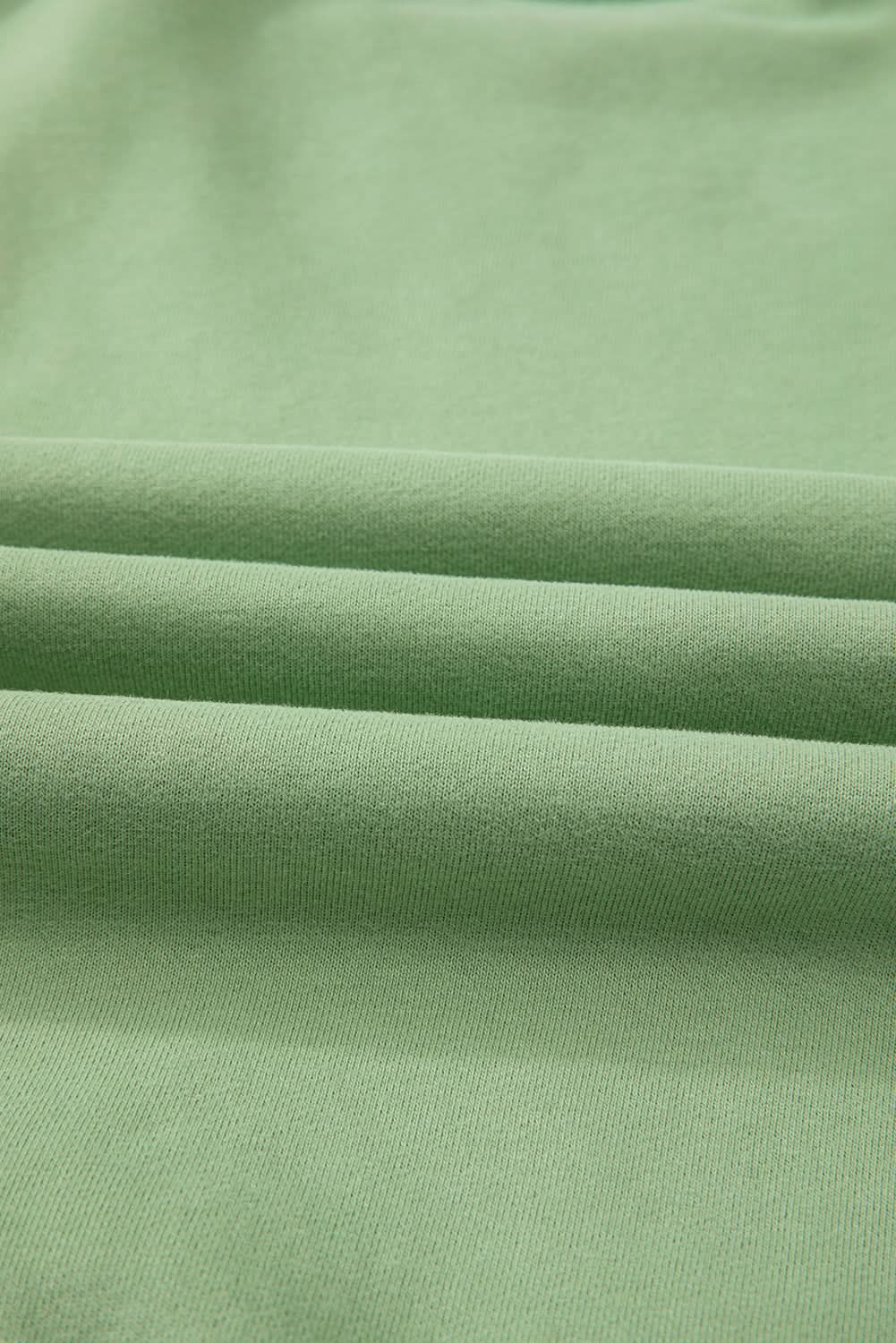 Cozy fleece-lined sweatshirt in smoke green - Love Salve 