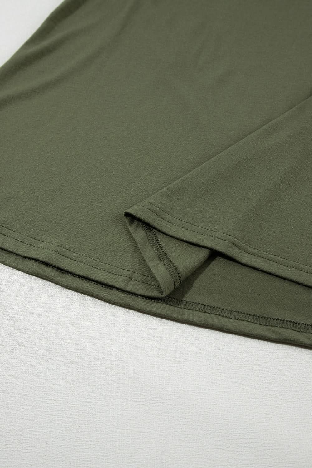 Jungle green distressed tank top - Love Salve 