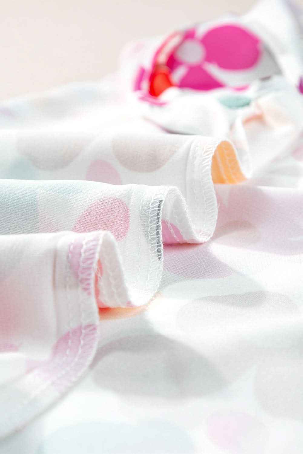 White Cute Floral Print Vest - Love Salve 