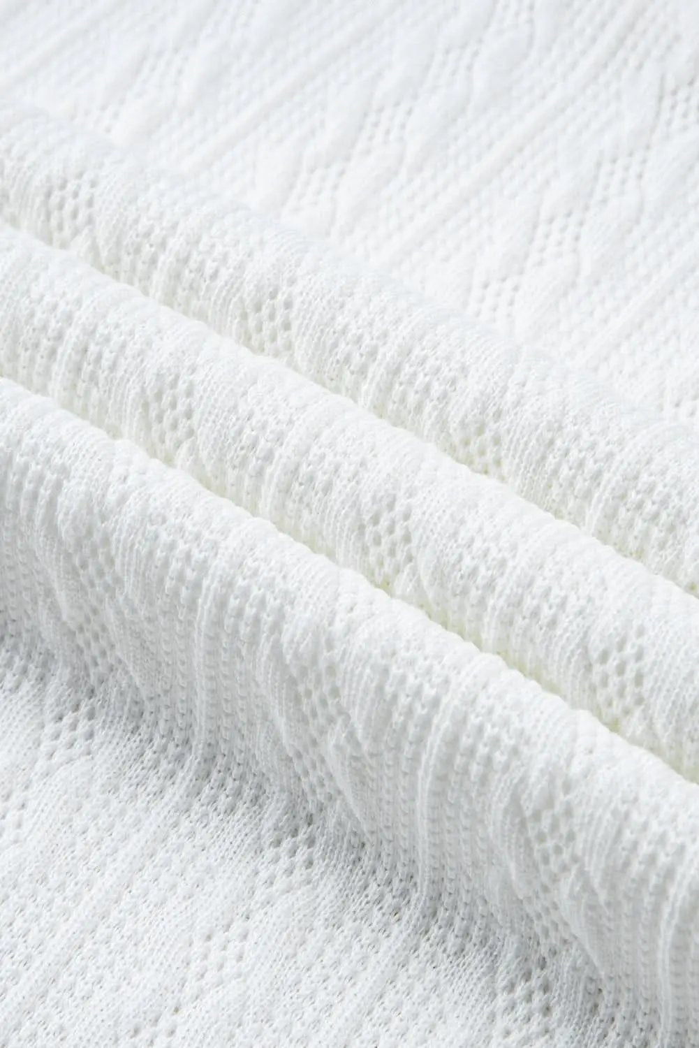 Light Blue Textured Color Block Loose Fit T Shirt - Love Salve 