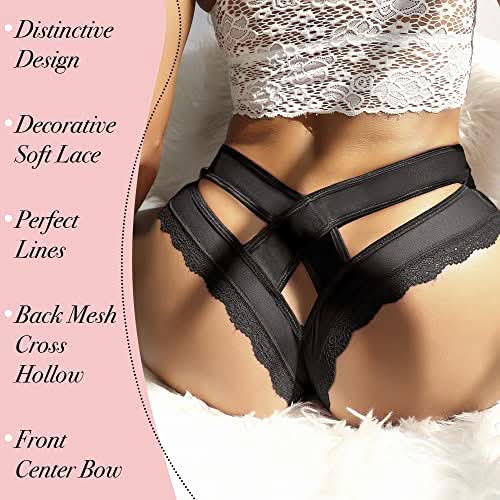 Love Salve Women's Cross Lace Underwear - Love Salve 
