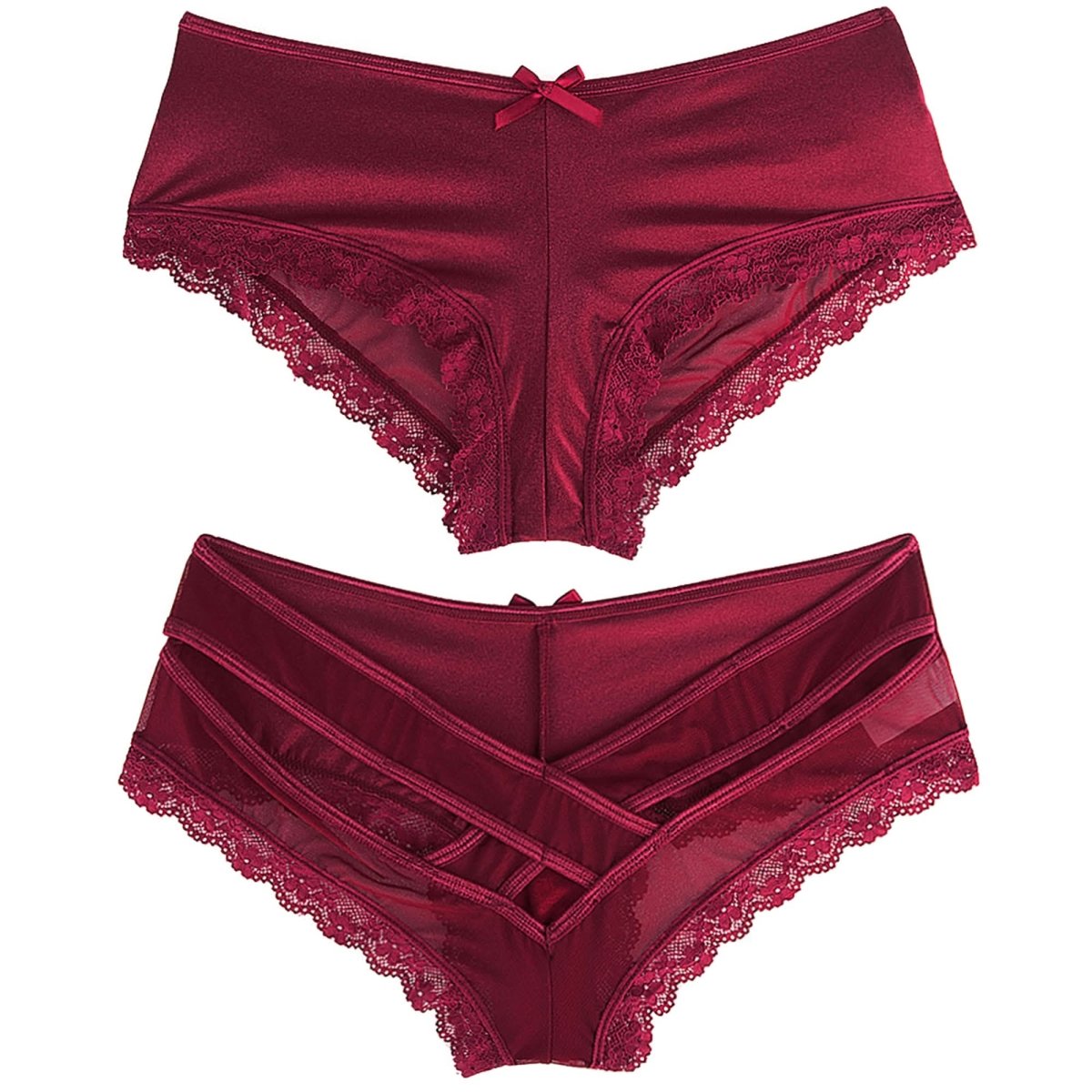 Love Salve Women's Cross Lace Underwear - Love Salve 