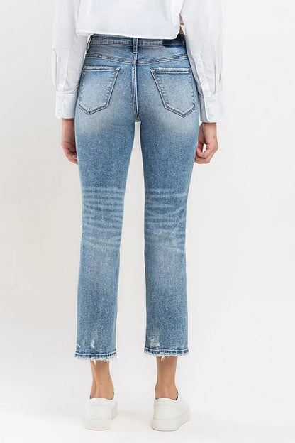 Lovervet Full Size High Rise Slim Straight Jeans for Women - Love Salve 