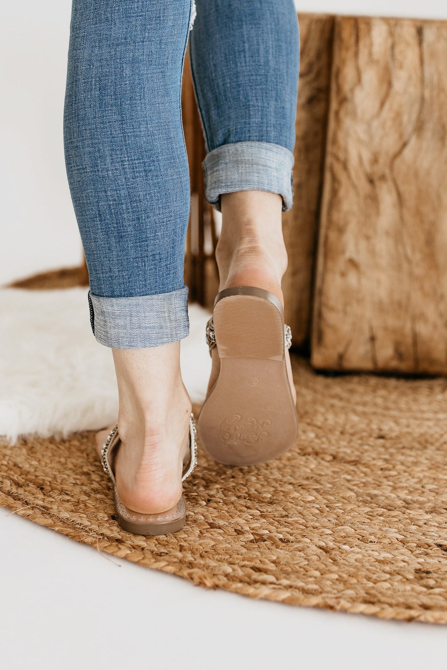 Loving U Silver Jeweled Sandals Leather Upper For Brides Naughty Monkey