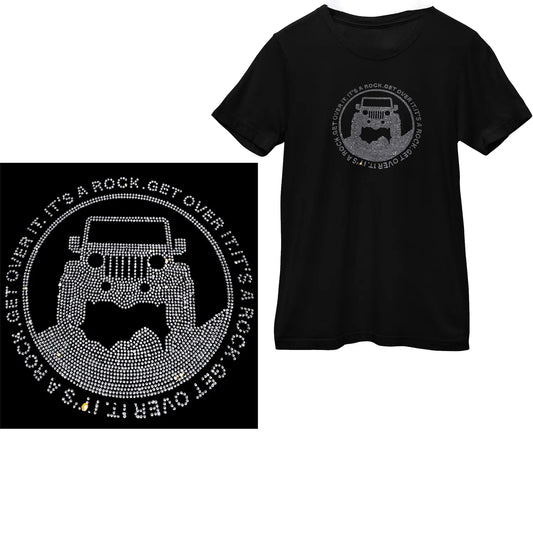 MM It's a Rock Rhinestone Offroad Tee - Crew, V-Neck & Tank - Main Product Image