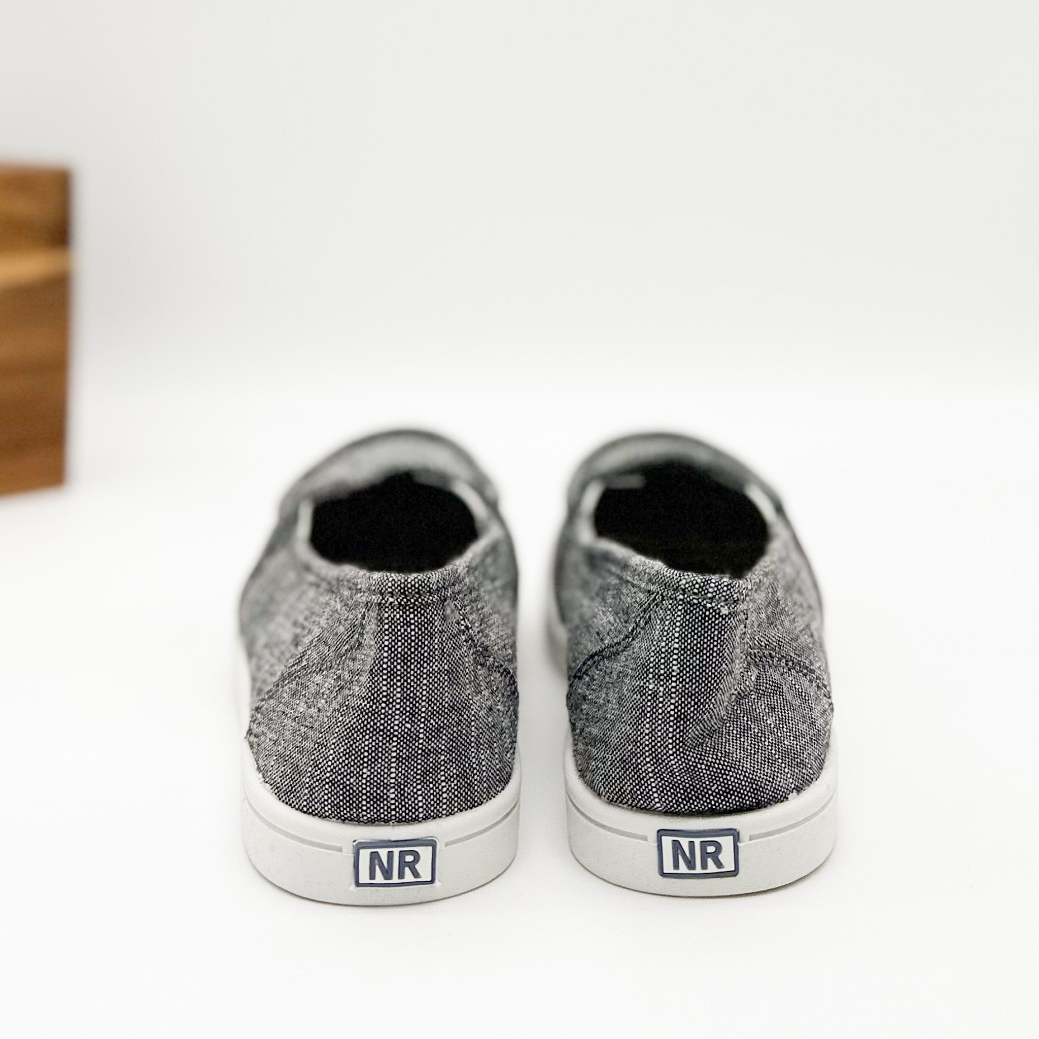 Mackerel Charcoal Moc Slip On Canvas Sneaker For Casual Use Naughty Monkey