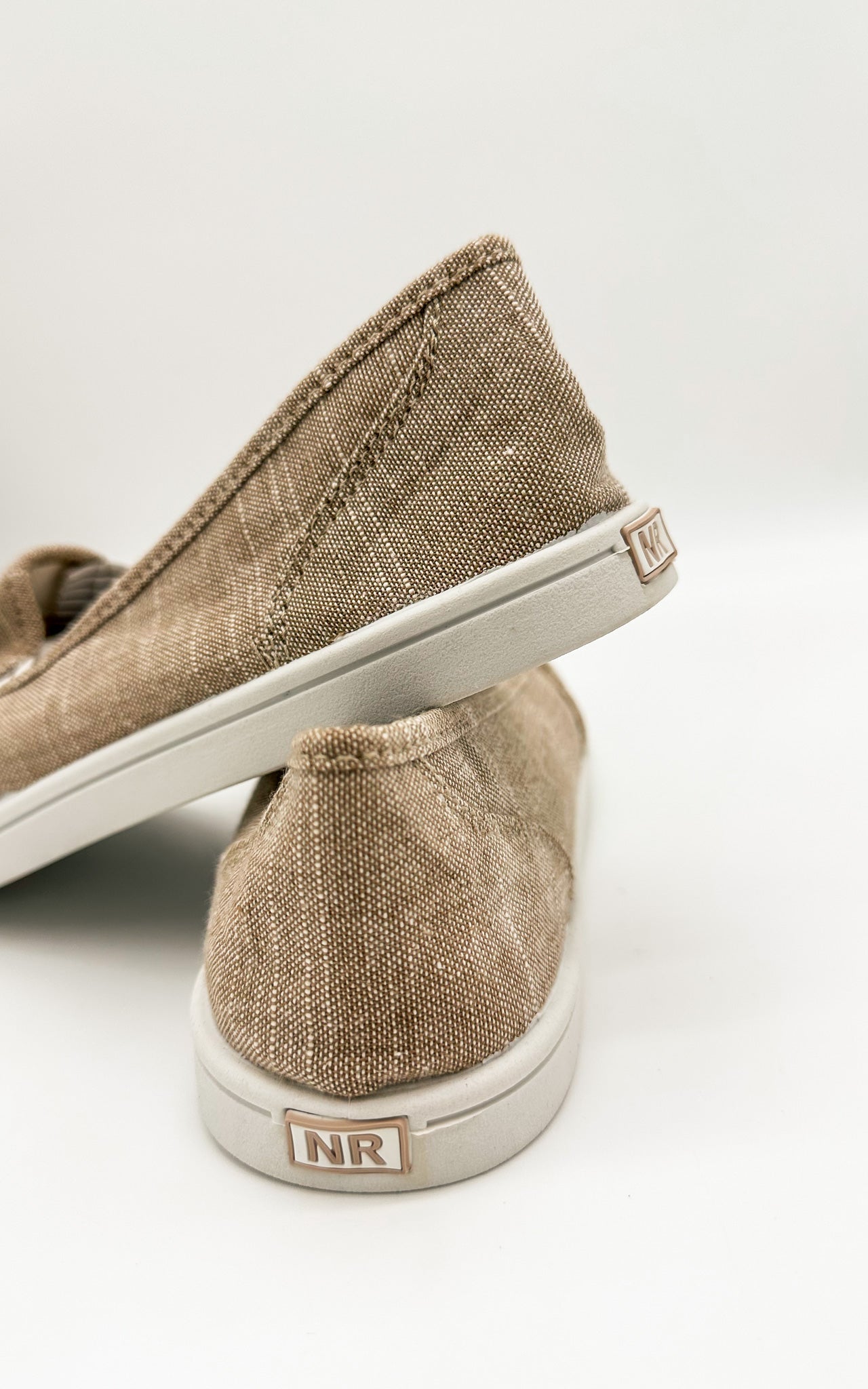 Mackerel Tan Canvas Moc Slip On Sneaker For Women Now Naughty Monkey