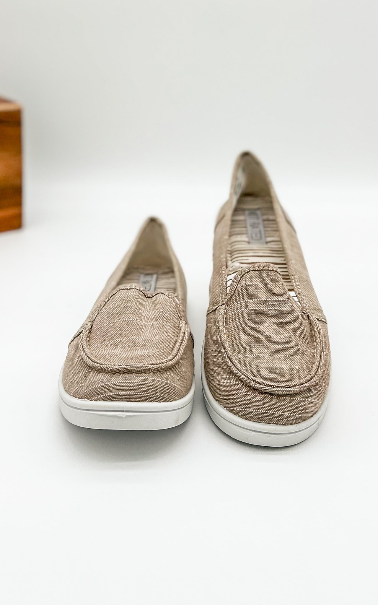 Mackerel Tan Canvas Moc Slip On Sneaker For Women Now Naughty Monkey