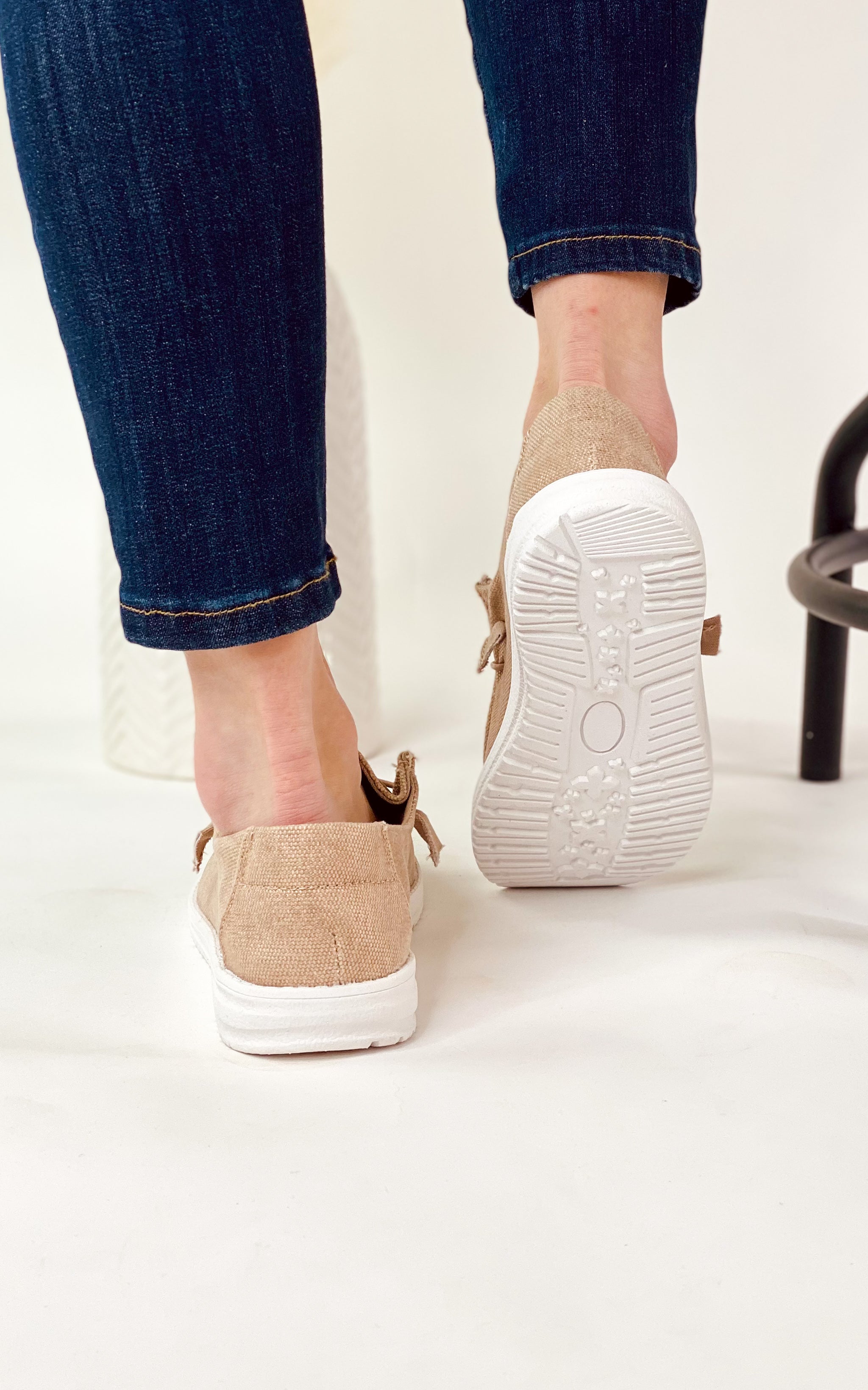 Maco Water Drop Rose Gold Rhinestone Slip On Sandals Naughty Monkey