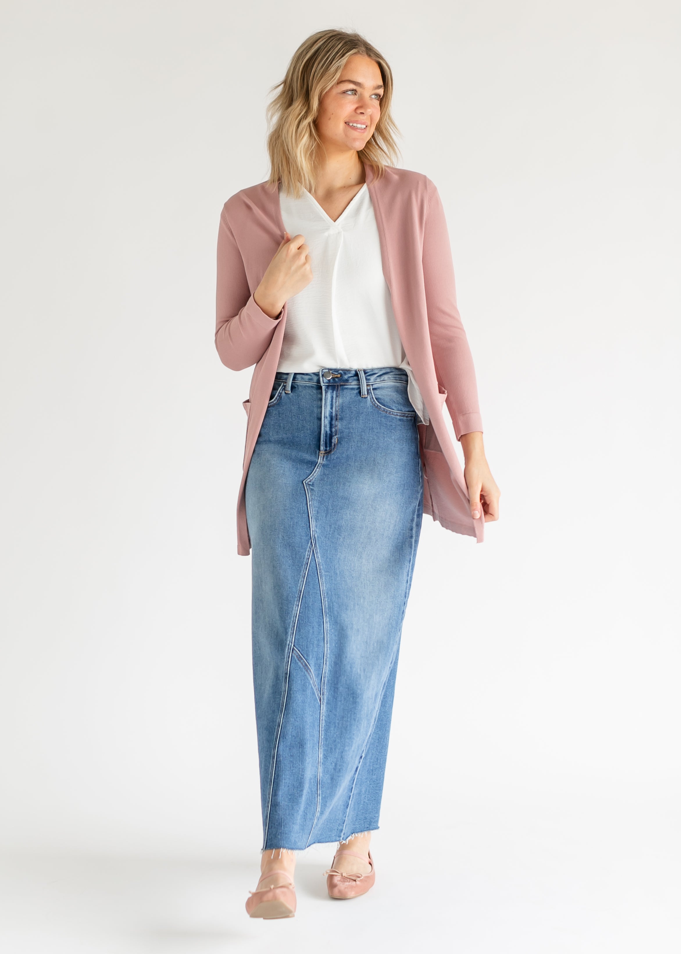 Madison V-neck Short Sleeve Flowy Top - FINAL SALE Inherit Co.