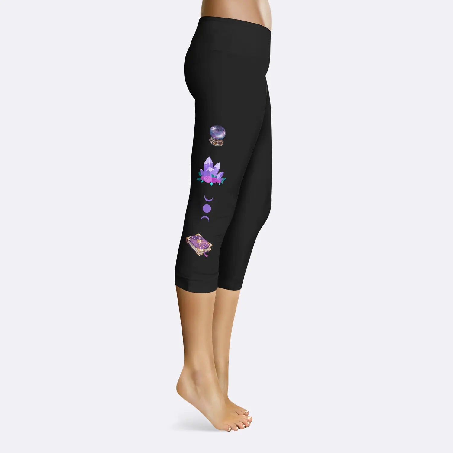 Wiccan Magick Leggings with Pockets â€“ Full or Capri Length MM