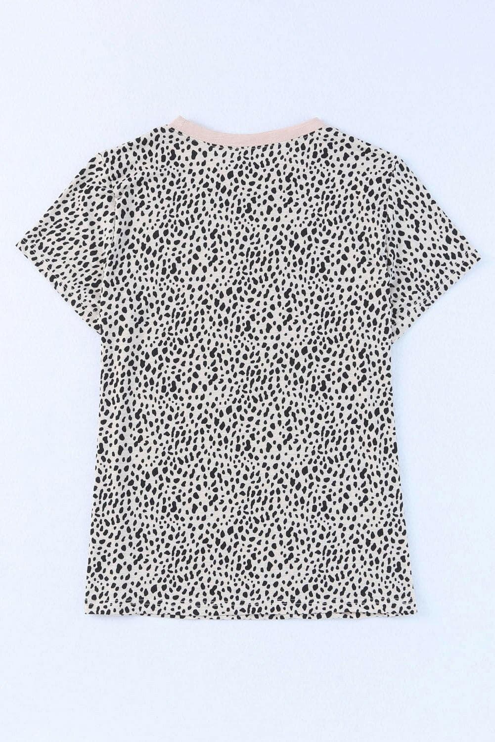 MAMA Animal Print Round Neck Short Sleeve T-Shirt - Love Salve