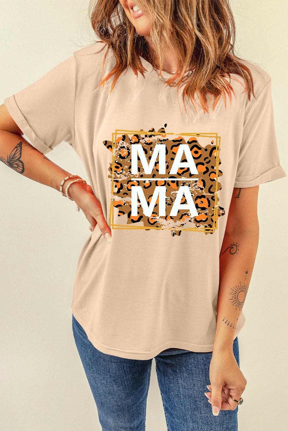 Casual Round Neck Short Sleeve T-Shirt by MAMAUpgrade Your Casual Look with MAMA's Round Neck Short Sleeve T-Shirt
 
 
Basic Style: Elevate your everyday outfit with this classic round neck short sleeve t-shirt.Love Salve Casual Round Neck Short Sleevejust arrived