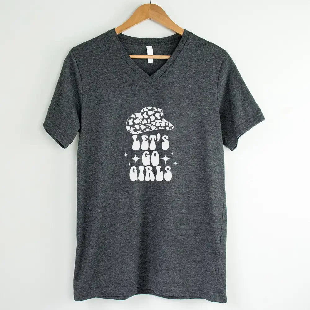 A model wearing the Adorb.co bachelorette party V-neck t-shirt to show its flattering and comfortable modern fit.