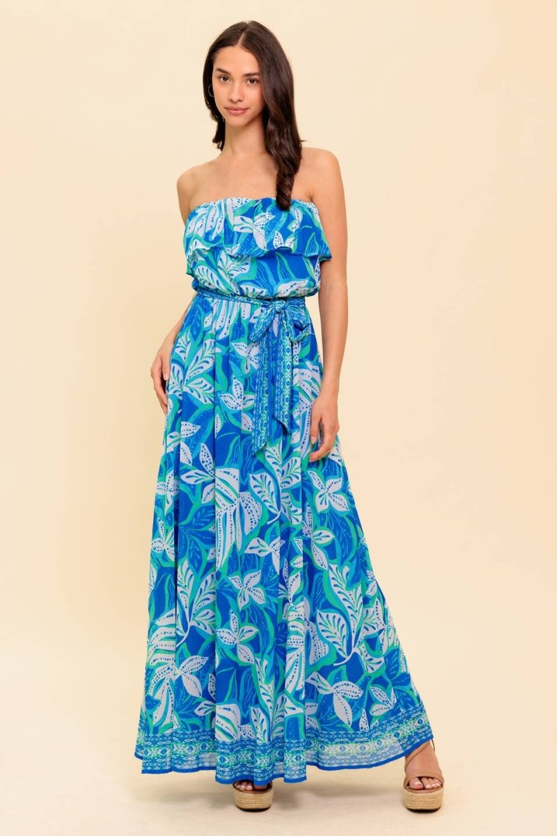 MANHATTAN ROMANCE WOVEN MAXI DRESS - Love Salve
