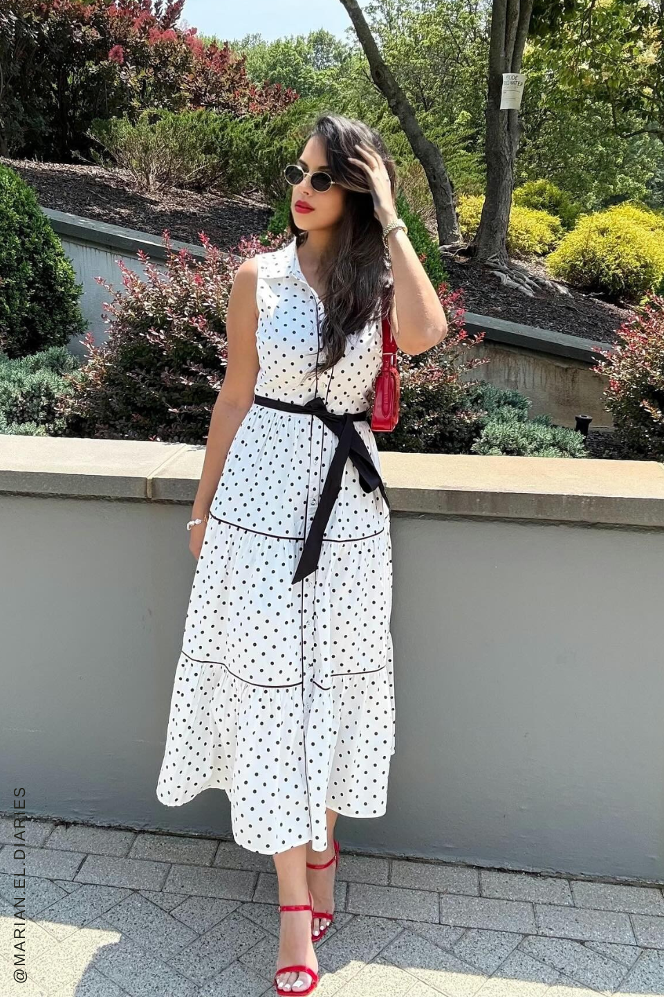 OUT OF REACH WOVEN MIDI DRESS Flying Tomato