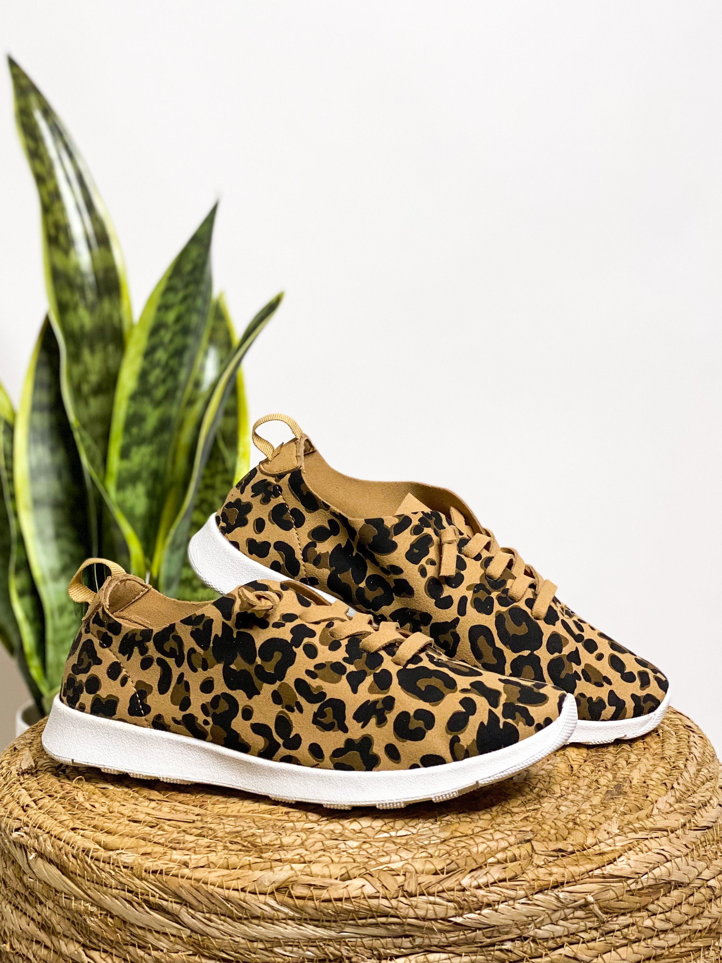 Not Rated Mayo Sneaker Leopard Print Wide Width Shoes Naughty Monkey