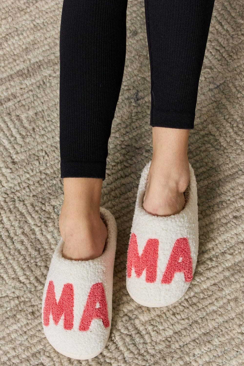 Melody MAMA Pattern Cozy Slippers - Love Salve