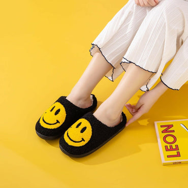 Melody Smiley Face Slippers - Love Salve