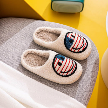 Joyful Melody Face SlippersStep into a World of Comfort and Joy
 Elevate your relaxation time with the Joyful Melody Face Slippers. Designed for those who value both style and comfort, these sLove Salve Joyful Melody Face SlippersShoes