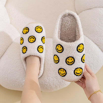 Melody Smiley Face Slippers - Love Salve