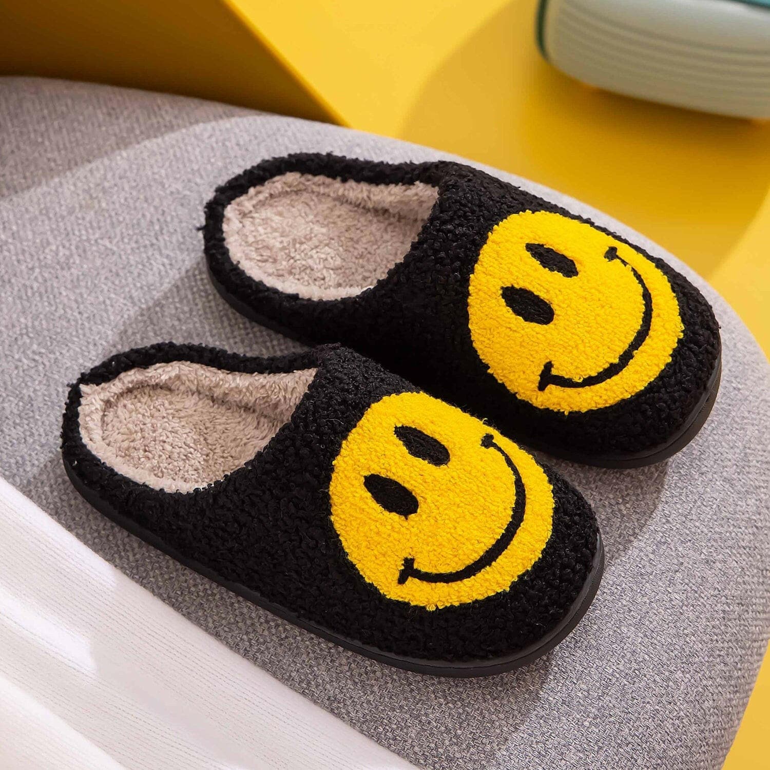 Melody Smiley Face Slippers - Love Salve