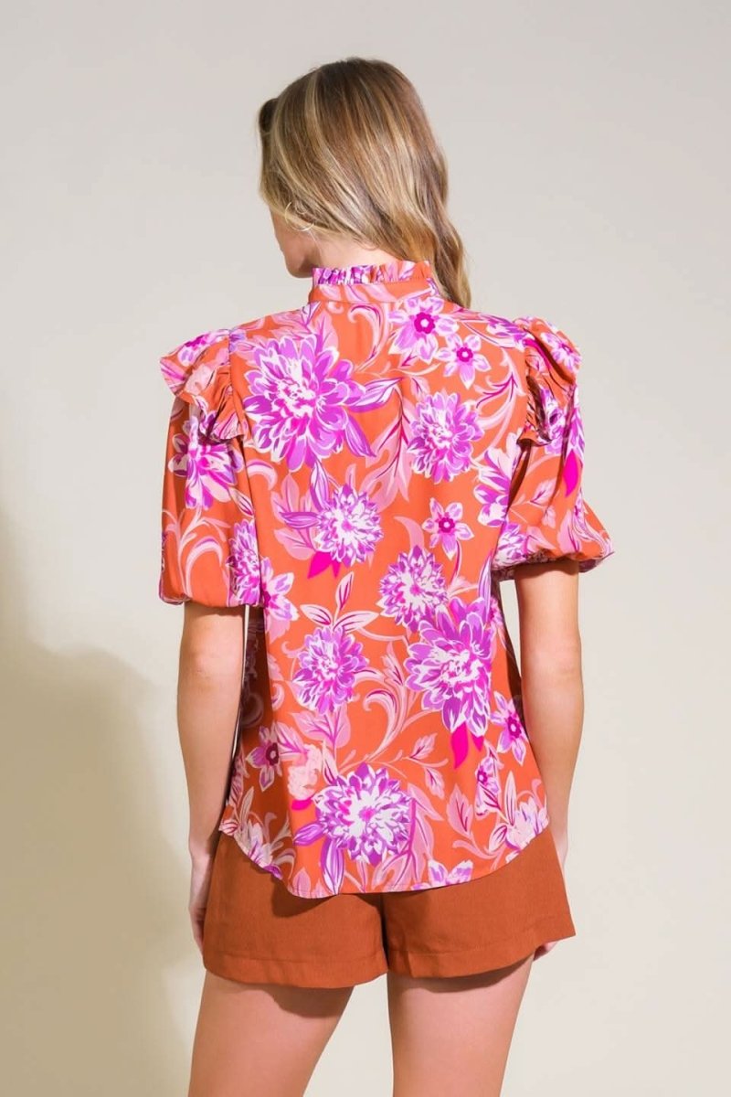 MEMORIES IN FOCUS WOVEN TOP - Love Salve