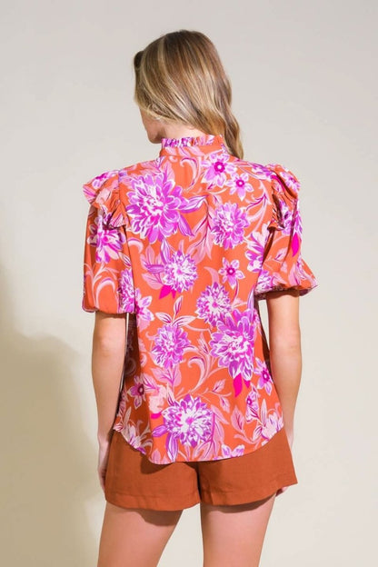 MEMORIES IN FOCUS WOVEN TOP - Love Salve