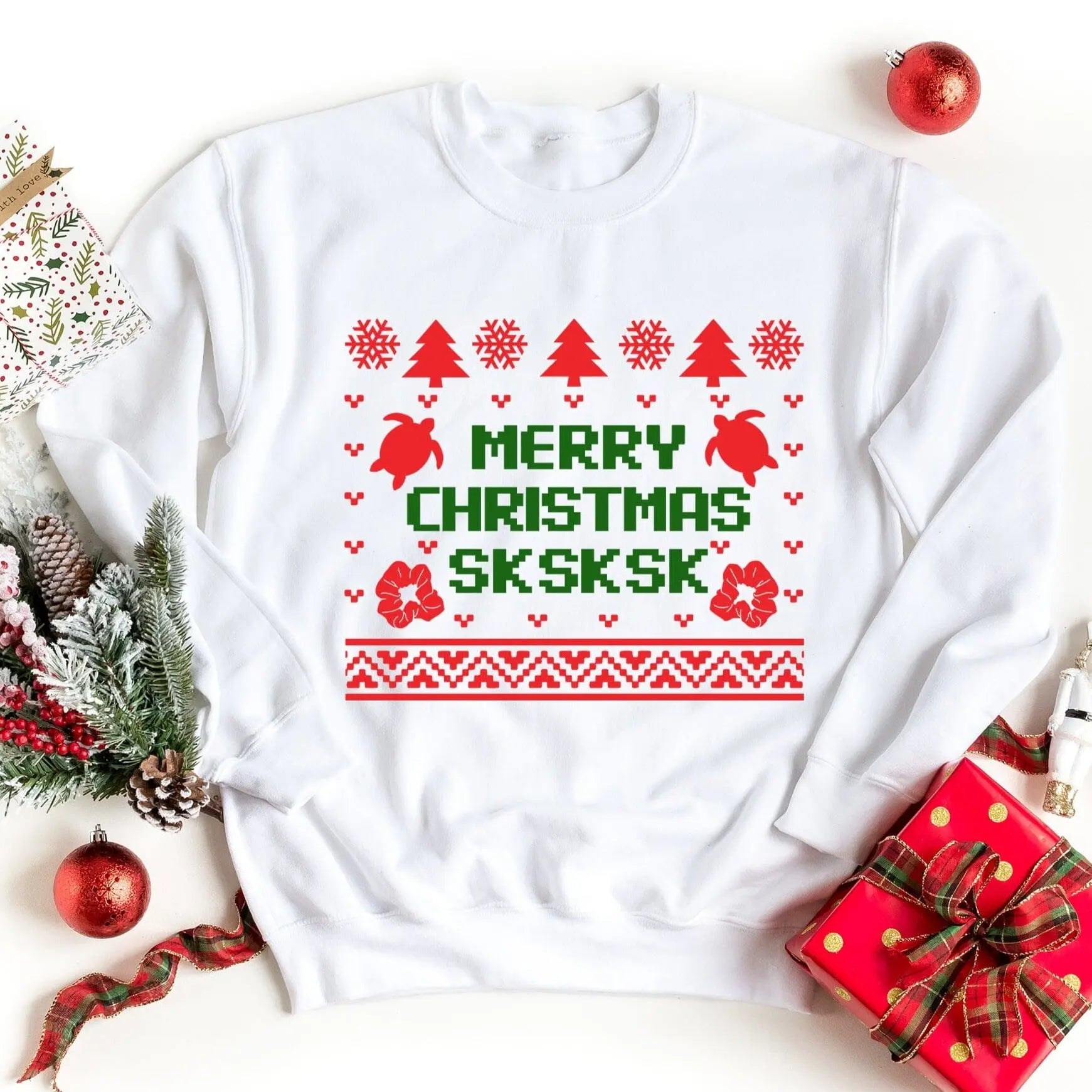 Merry Christmas SKSK Sweatshirt Adorb Custom Tees