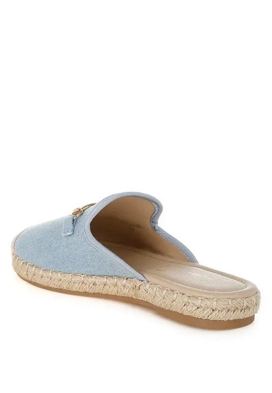 Midori Denim Slip-On Mules for Casual Summer Style - Love Salve 