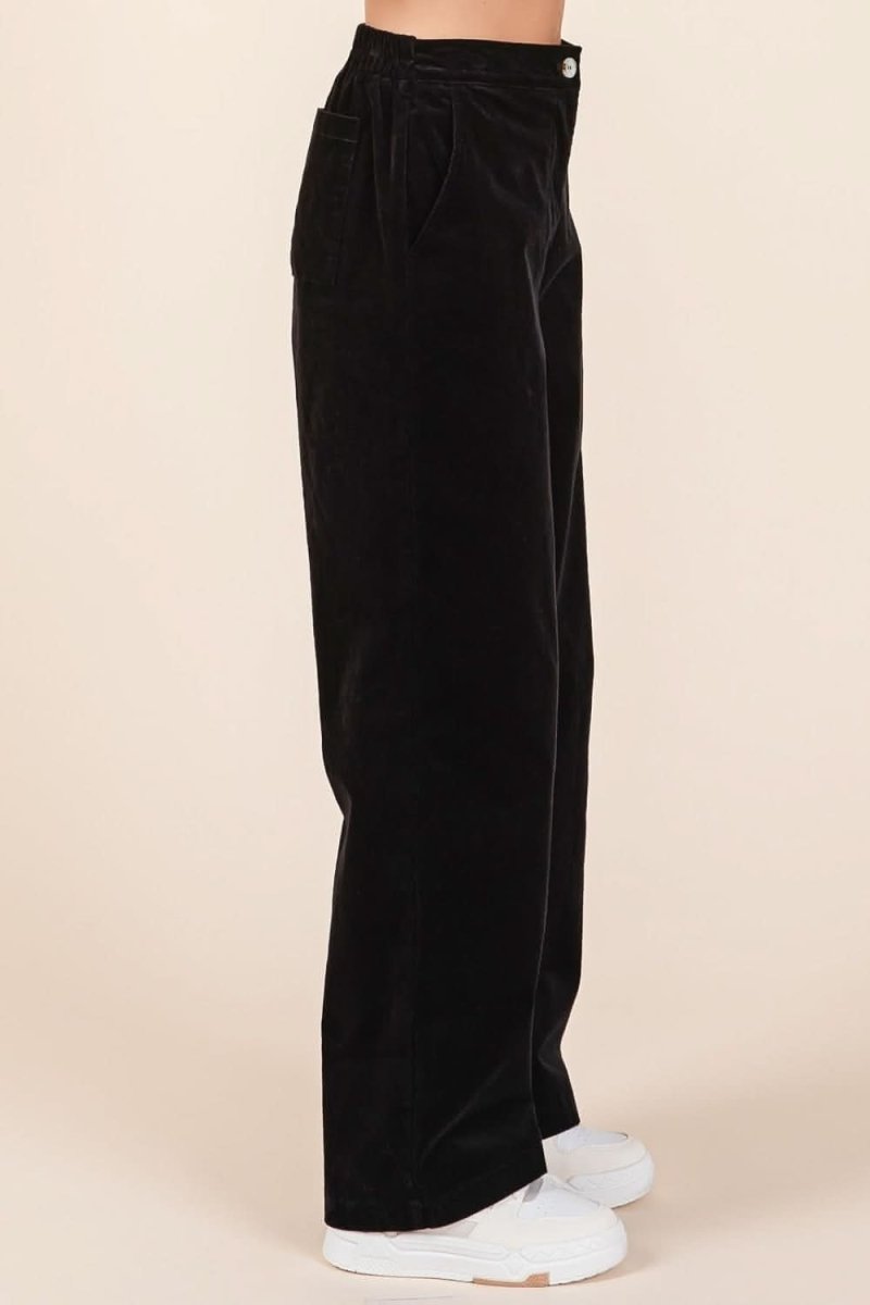 Mittoshop Corduroy Back Elastic Waist Pants - Love Salve 